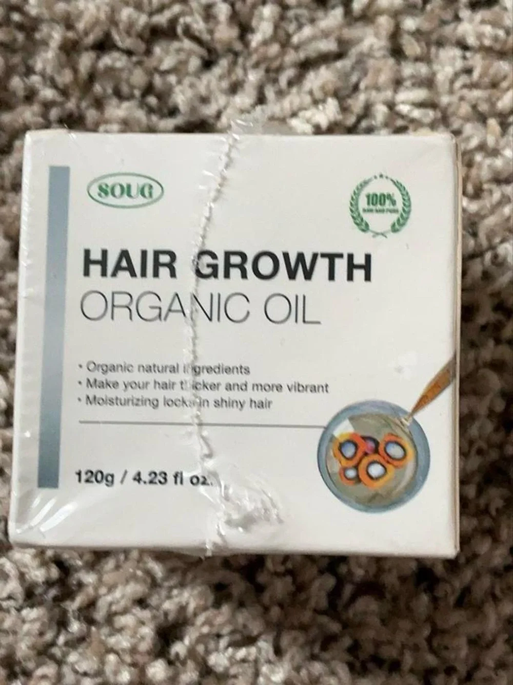 Hair Growth Organic Oil - White